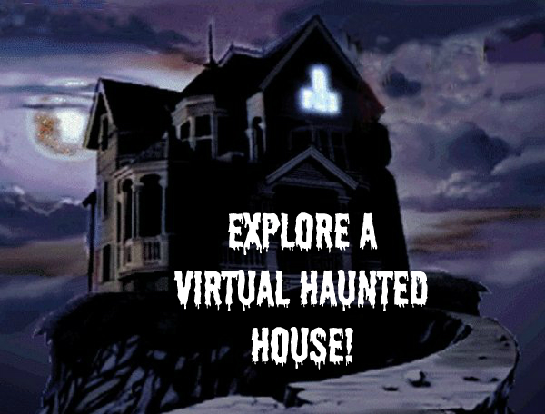 Haunted house 1: http://www.virginiavarela.com/Halloween/index.htm